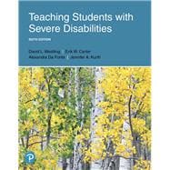 Teaching Students with Severe Disabilities 6th Edition cover, ISBN 9780134984100