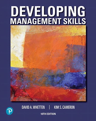 Developing Management Skills 10th Edition cover for ISBN 9780135175460