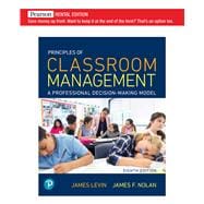 Principles of Classroom Management cover for ISBN 9780135240533