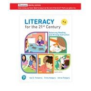 Literacy for the 21st Century 8th Edition cover, ISBN 9780135893494