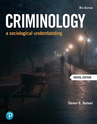 Criminology A Sociological Understanding 8th Edition cover for ISBN 9780137636181
