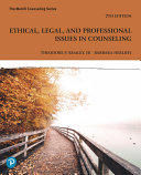 Ethical, Legal, and Professional Issues in Counseling 7th Edition cover for ISBN 9780138168094
