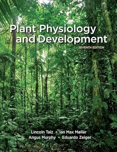Plant Physiology and Development 7th Edition cover for ISBN 9780197577240