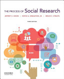 The Process of Social Research 3rd Edition cover for ISBN 9780197613733