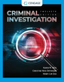 Criminal Investigation 12th Edition cover for ISBN 9780357511671