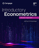 Introductory Econometrics 8th Edition cover for ISBN 9780357900161