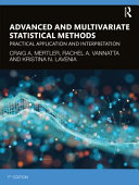 Advanced and Multivariate Statistical Methods 7th Edition cover for ISBN 9780367497477