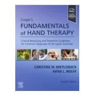 Cooper's Fundamentals of Hand Therapy cover for ISBN 9780443110696