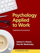 Psychology Applied to Work 13th Edition cover for ISBN 9780974934556