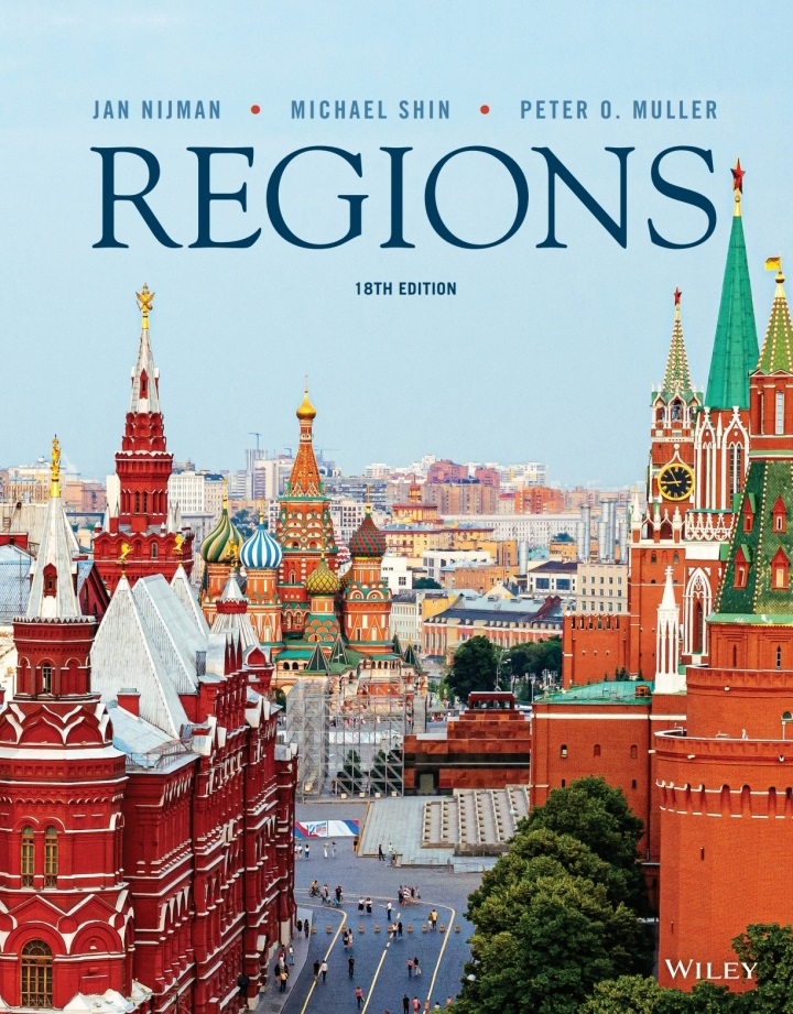 Geography Realms Regions and Concepts 18th Edition WileyPLUS loose-leaf set cover for ISBN 9781119607410