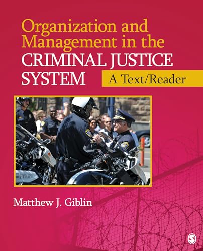 Organization and Management in the Criminal Justice System cover for ISBN 9781452219929