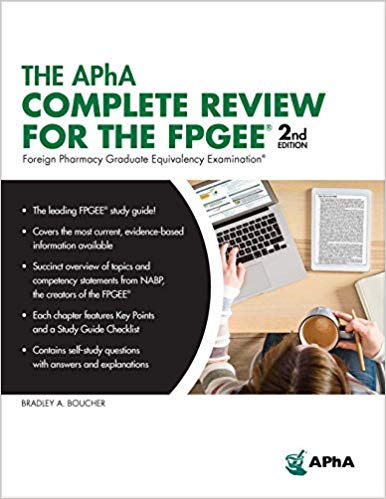 The APhA Complete Review for the FPGEE cover for ISBN 9781582122984