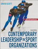 Contemporary Leadership in Sport Organizations 2nd Edition cover for ISBN 9781718200302