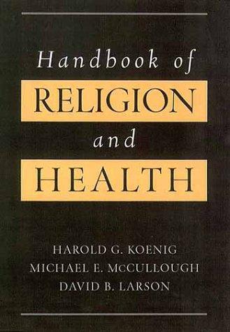 Handbook of Religion and Health third edition cover for ISBN 9780190088859