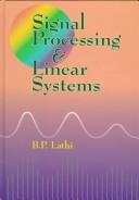 Signal Processing and Linear Systems second edition cover for ISBN 9780190299040