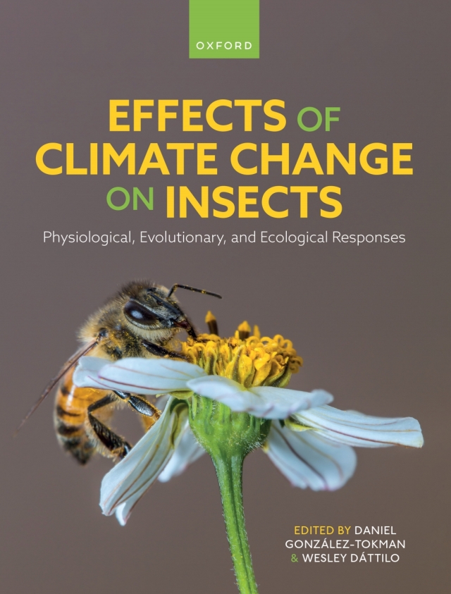 Effects of Climate Change on Insects cover for ISBN 9780192864161