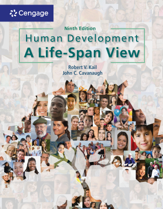 Human Development: A Life-Span View ninth edition cover for ISBN 9780357657959