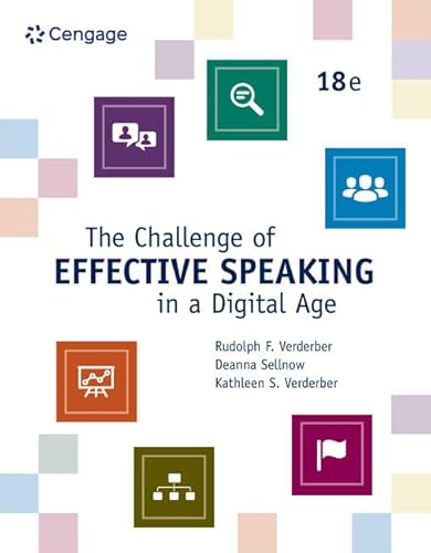 The Challenge of Effective Speaking in a Digital Age 18th Edition cover for ISBN 9780357798782