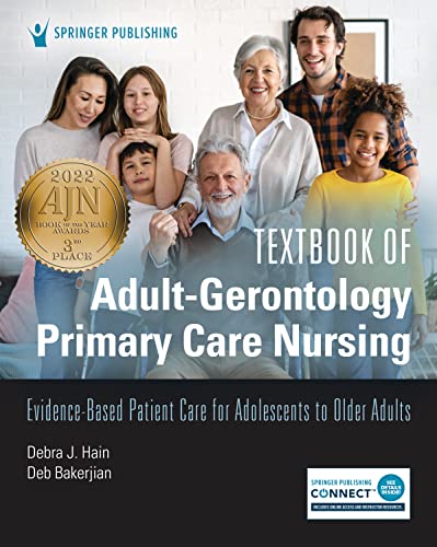 Textbook of Adult-Gerontology Primary Care Nursing cover for ISBN 9780826184139