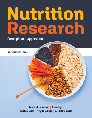 Nutrition Research: Concepts and Applications second edition cover for ISBN 9781284227116