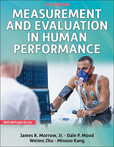Measurement and Evaluation in Human Performance 6th Edition cover for ISBN 9781492599586