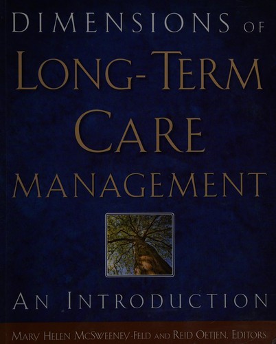 Dimensions of Long-Term Care Management third edition cover for ISBN 9781640553675